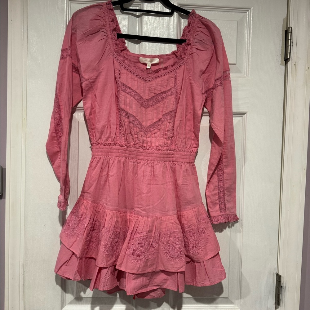 LoveShackFancy Sanaya Mini Dress LoveShackFancy LSF